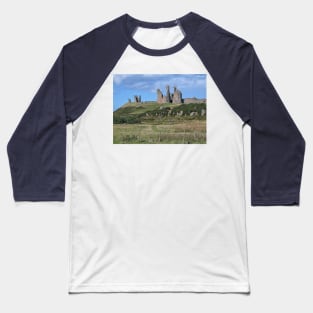 Dunstanburgh Castle in Northumberland Baseball T-Shirt